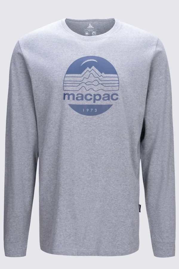T-Shirts>Macpac Men'S Retro Graphic Long Sleeve T-Shirt