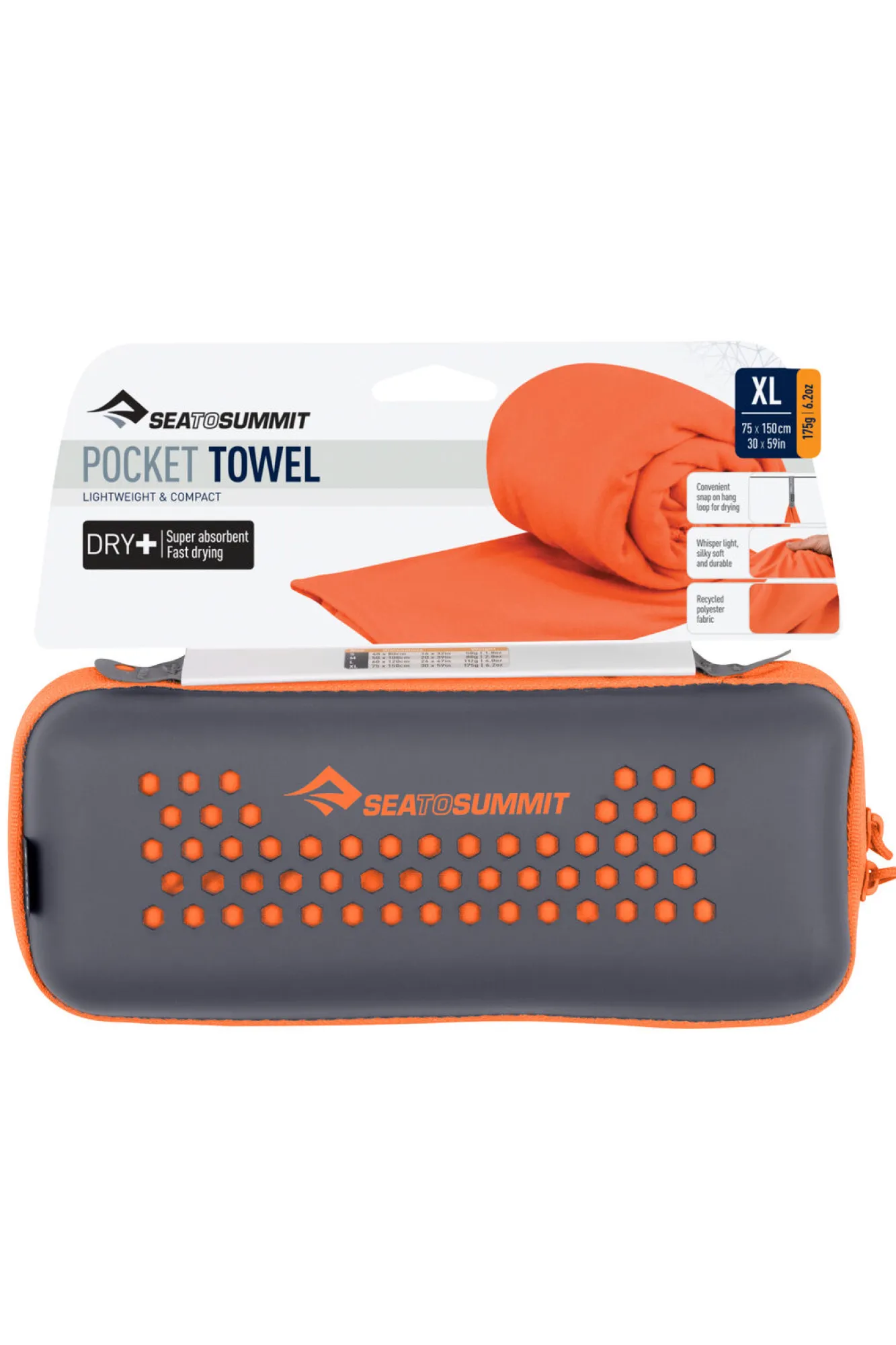 Travel Accessories>Macpac Sea To Summit Pocket Towel — Extra Large
