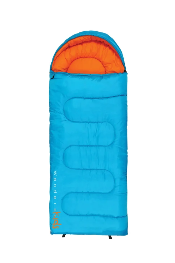 Sleeping Bags>Macpac Wanderer Kids' Miniflame Hooded Sleeping Bag 0